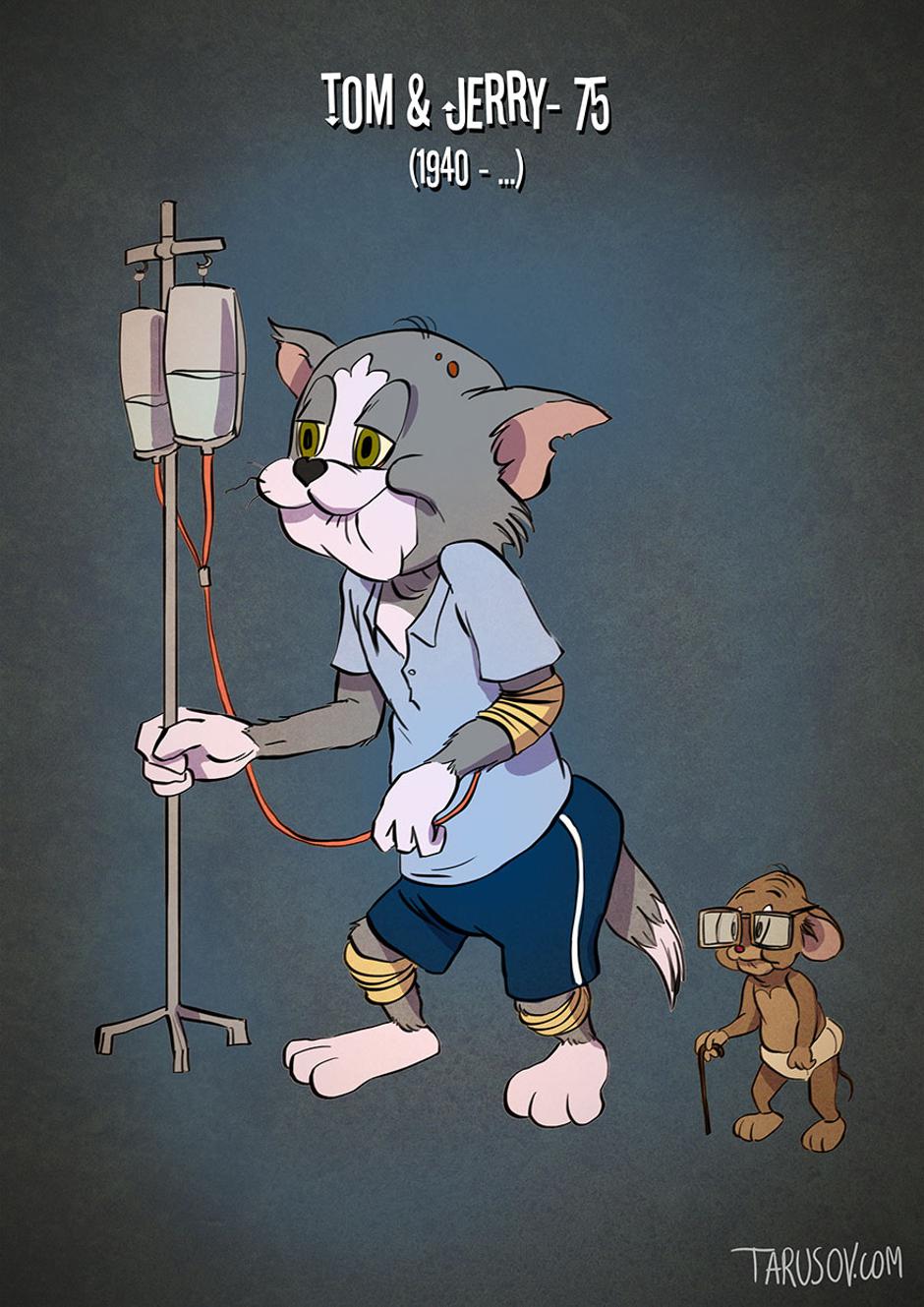 Tom & Jerry u dobi od 75 godina | Autor: Andrew Tarusov