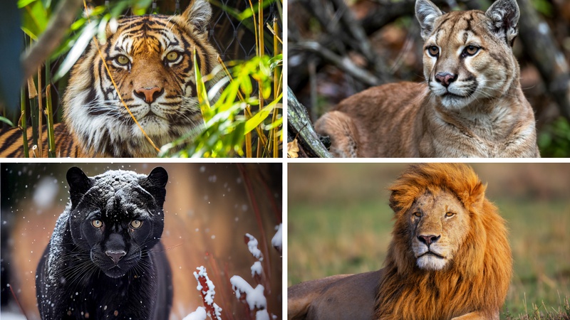 KVIZ: Koji su nazivi ovih 8/8 pasmina velikih mačaka?