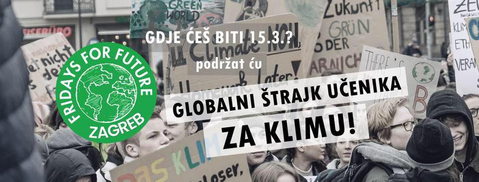  | Autor: School Strike 4 Climate Croatia‎Prosvjed učenika za klimu - Zagreb
