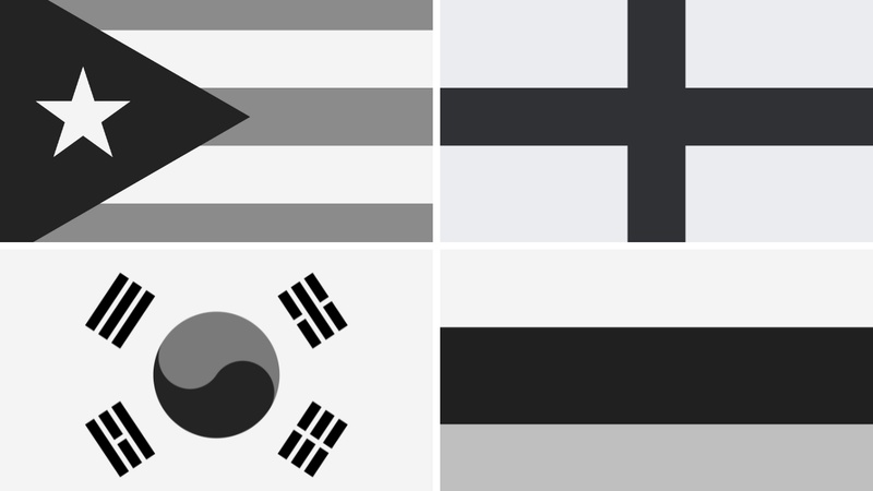 KVIZ: Prepoznajete li zastave po crno-bijelim fotkama?