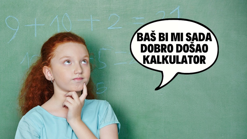 KVIZ: Morate znati ovih 8/8 zadataka bez kalkulatora