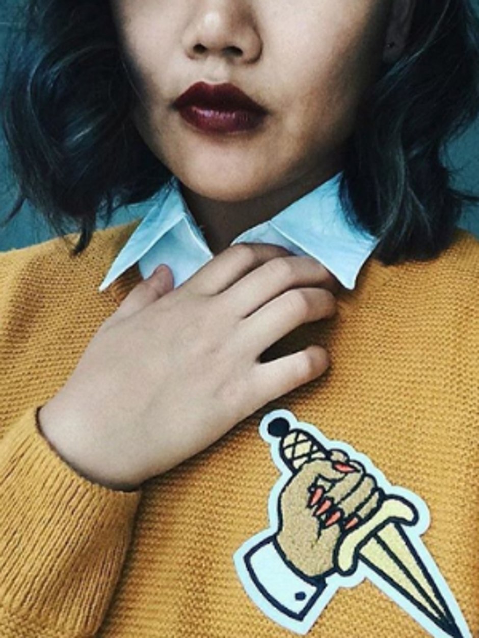 Džemper s prišivkom | Autor: Olivia Rodrigo Instagram