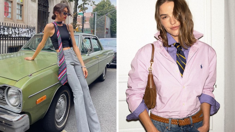 Novi modni povratak: Kravate u &zcaron;enskim kombinacijama