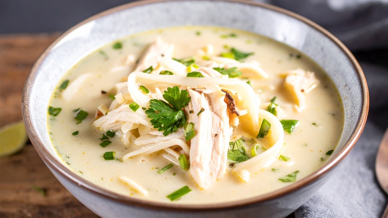 Za hladne dane: Ukusna pileća krem juha s noklicama