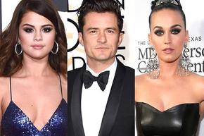 Selena Gomez, Orlando Bloom, Katy Perry